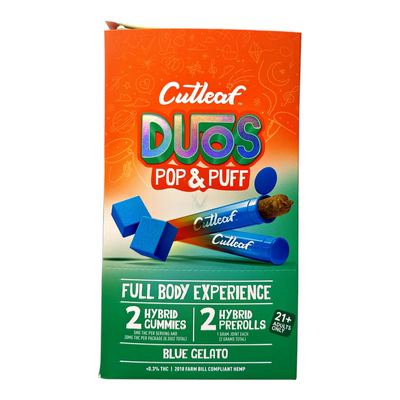 Cutleaf Duos Pop & Puff 2x Gummies + 2xPrerolls