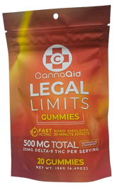 CannaAid Legal Limits Delta 9 Gummies (20pc)
