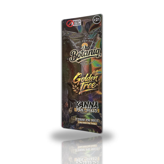 Botaniq Golden Tree kanna pre-rolls 2ct pouch