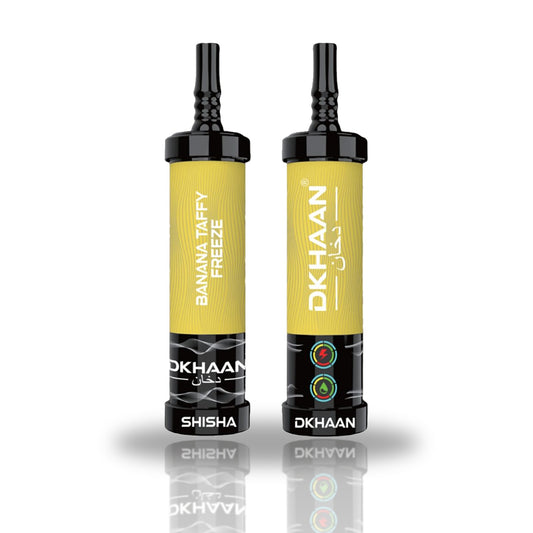 DKHAAN Shisha 60K Puffs Disposable Hookah Vape — Banana Taffy Freeze