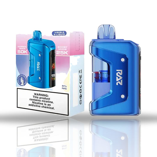 Blue Raz Ice — kit — RAZ Vue 50K Vape Kit