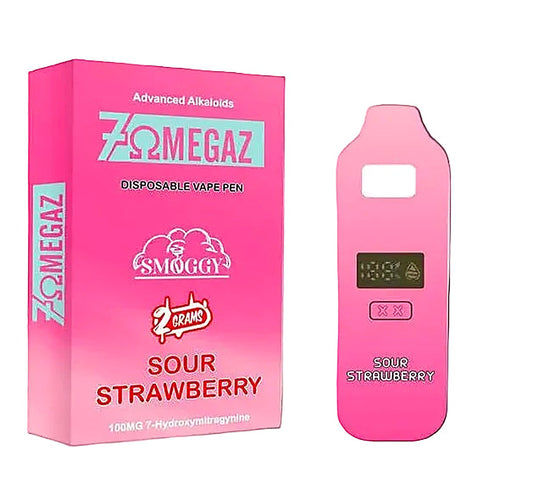 7 Omegaz Advanced Alkaloids 7-OH Disposable Vape Pen 2G (100mg) close-up