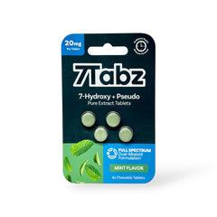 7Tabz 7-Hydroxy + Psuedo 20mg Per Tablet - label and ingredients