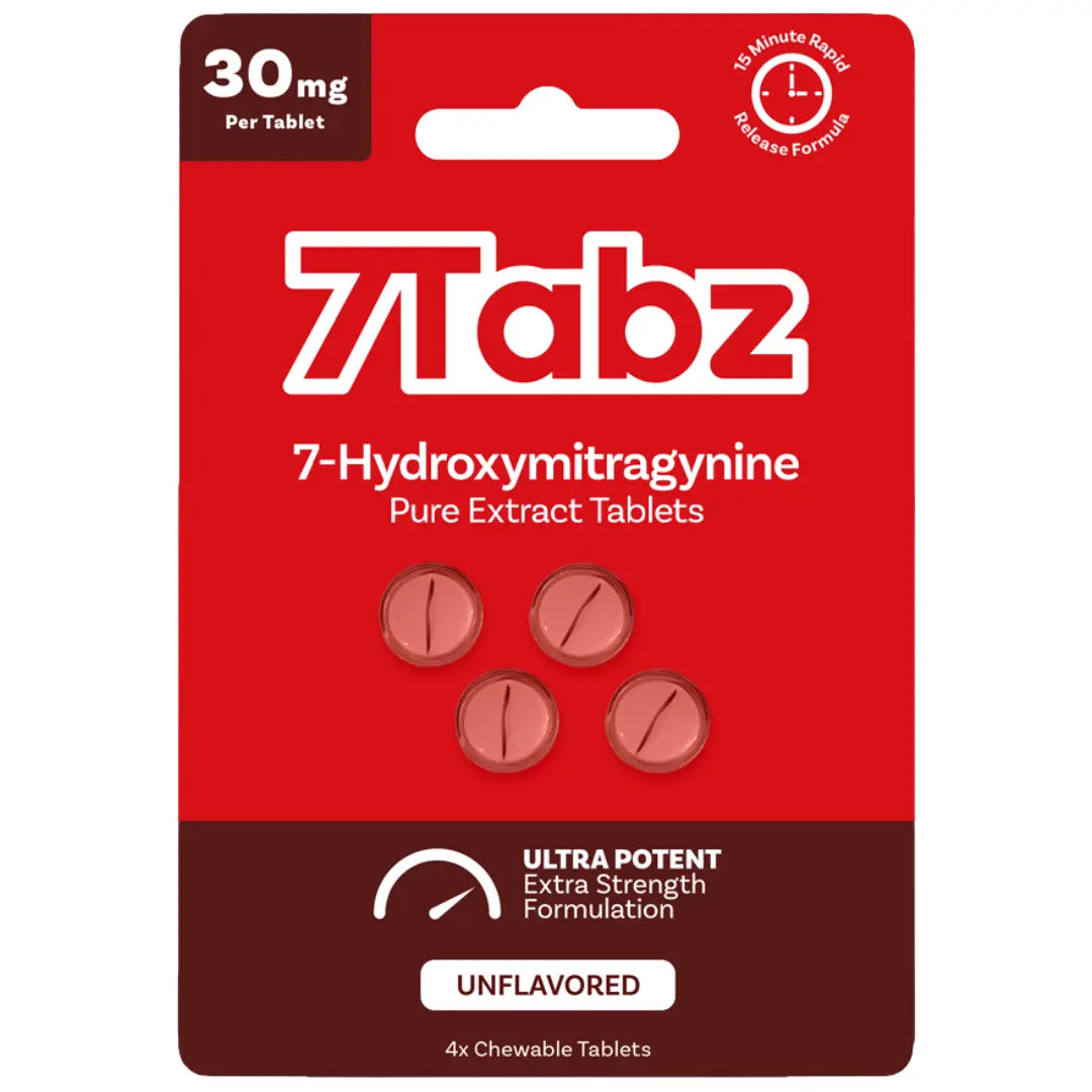 7Tabz 7-Hydroxymitragynine Kratom Extract Tablets 30Mg Per Tablet Ultra Potent - product front view