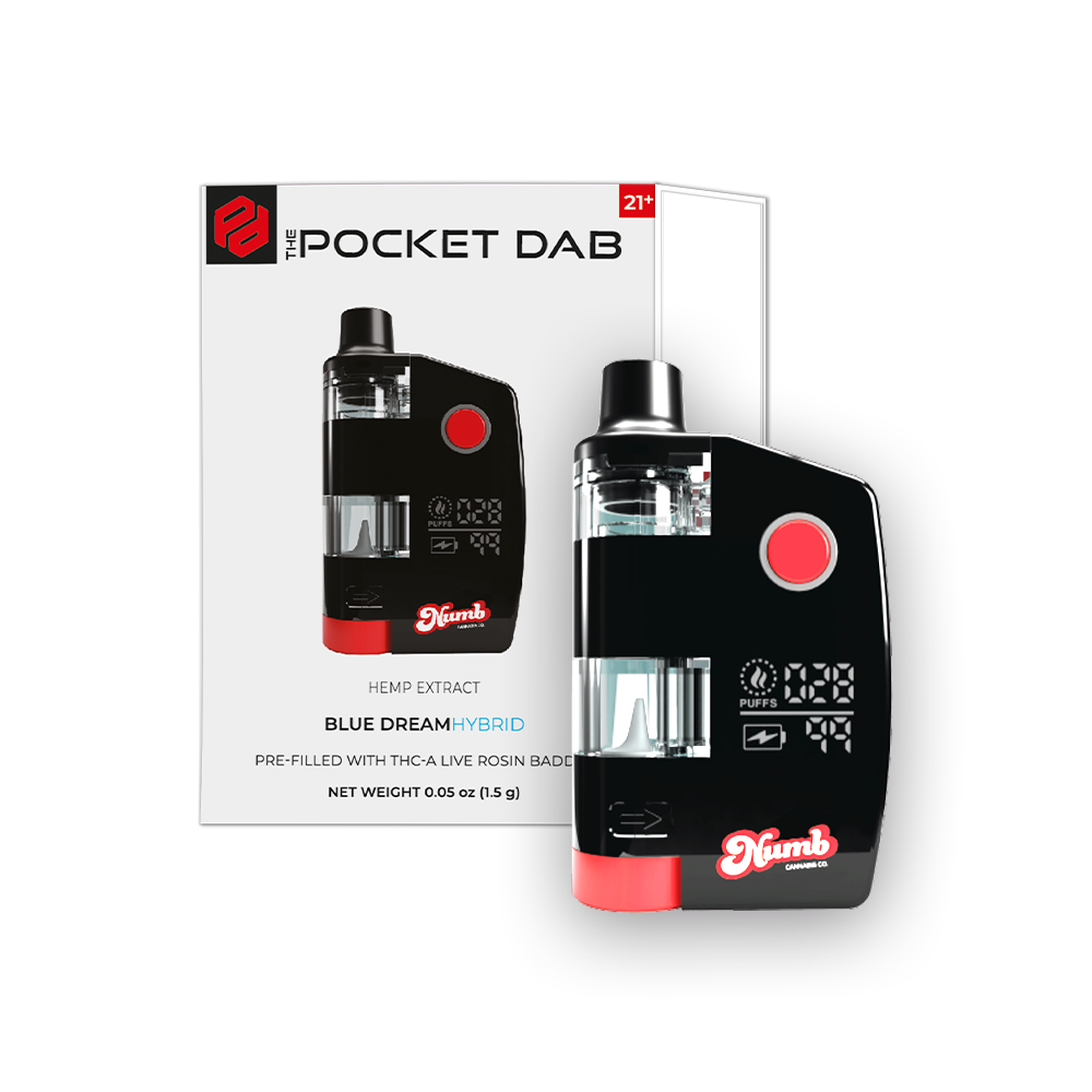 The Pocket Dab Pre-filled THC-A Live Rosin Badder Pen