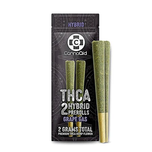 CannaAid THCA 2 Prerolls 2 Grams - Side View