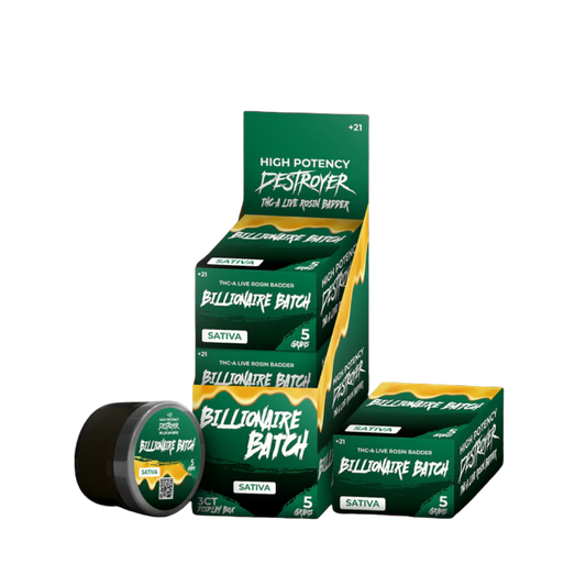 Destroyer High Potency THC-A Live Rosin Badder 5G