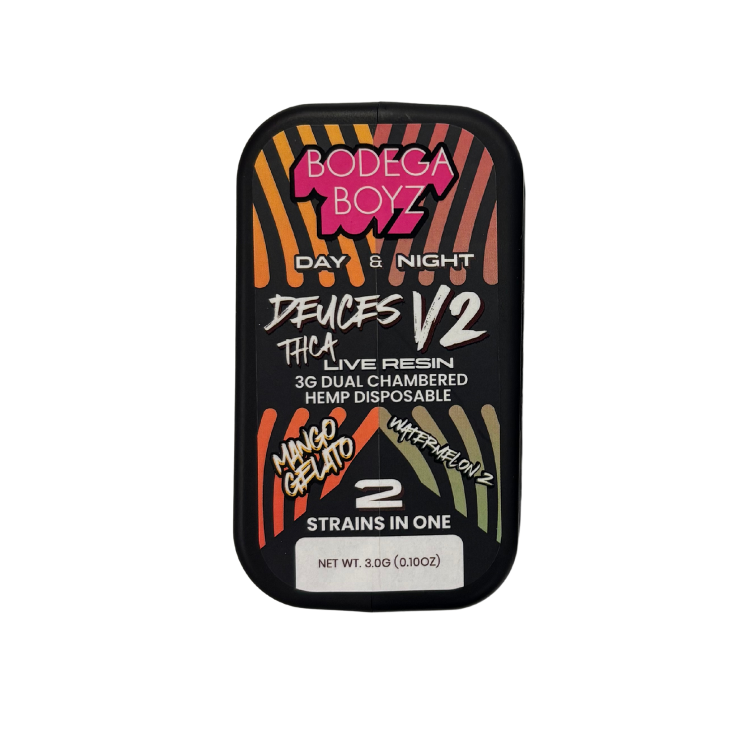 Bodega Boyz Deuces V2 THCA Live Resin 3G Dual Chambered Hemp Disposable - image 9