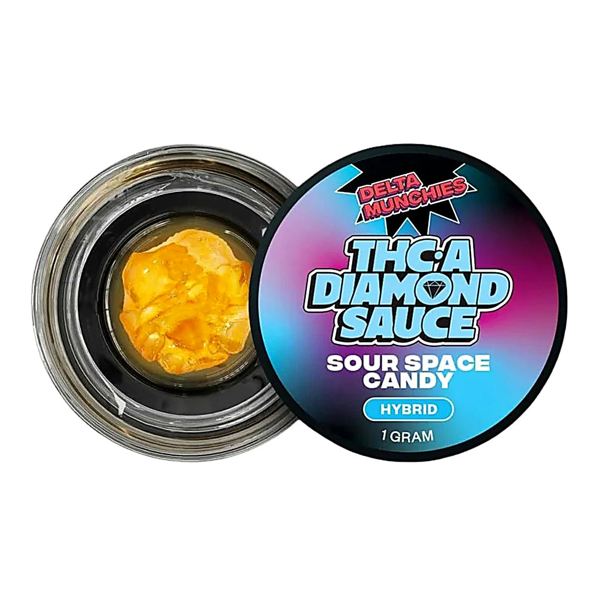 Delta Munchies THCA Diamond Sauce 1 Gram - Side View