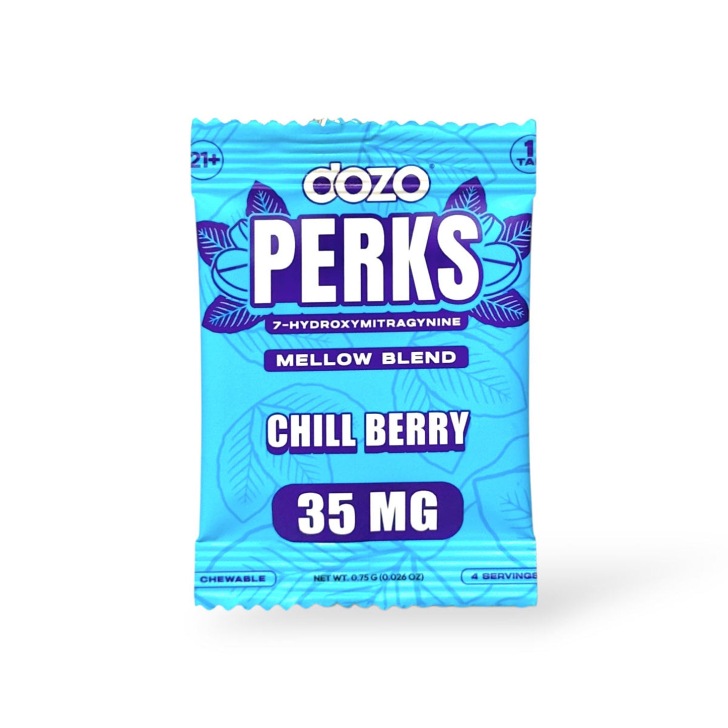 DOZO Perks 7 Hydroxymitragynine 35 MG Tablet Euphoria Blend