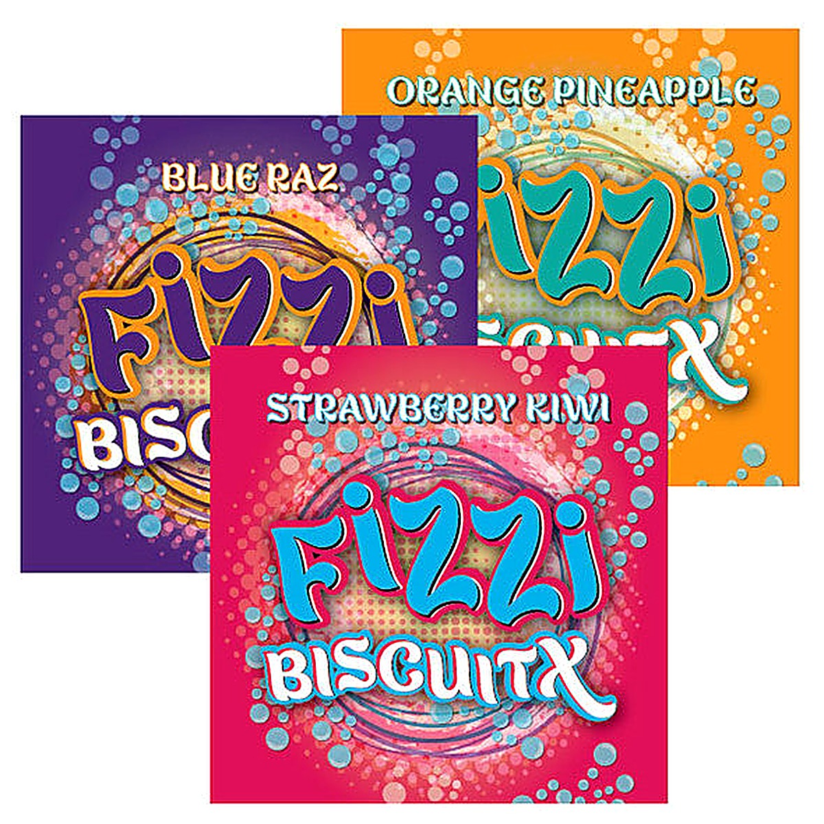 Fizzi BiscuitX Mushroom Tablets - Close-Up View