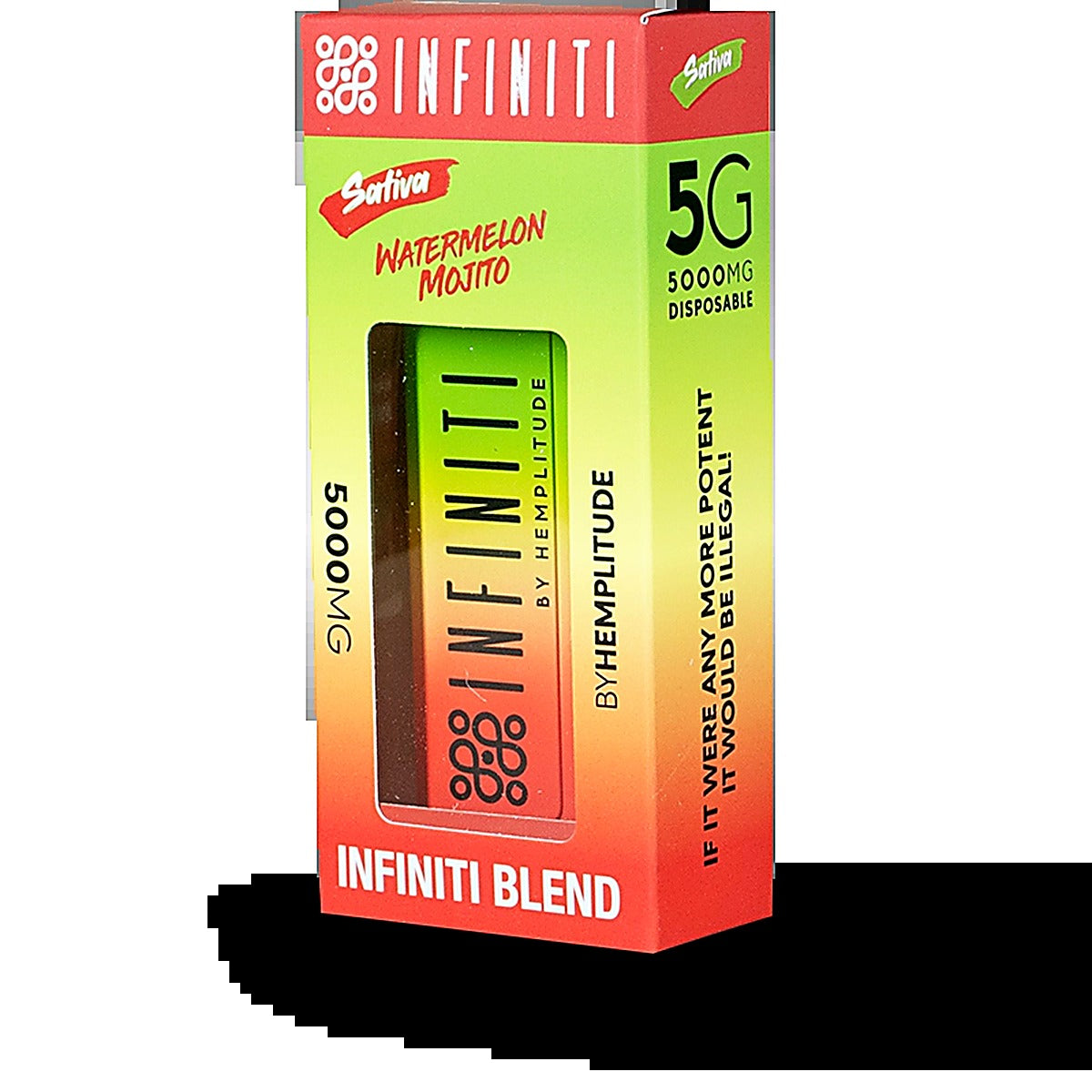 Infiniti 5000Mg Disposable THCP THCA HHC Live Rosin - Detail View