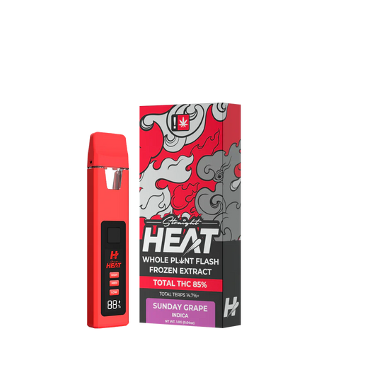 Straight Heat Whole Plant Flast Frozen Extract Disposable