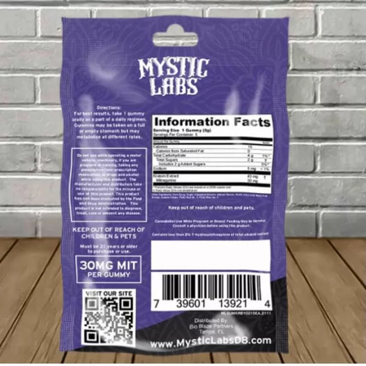 Mystic Labs Kratom Extract Gummies 150mit