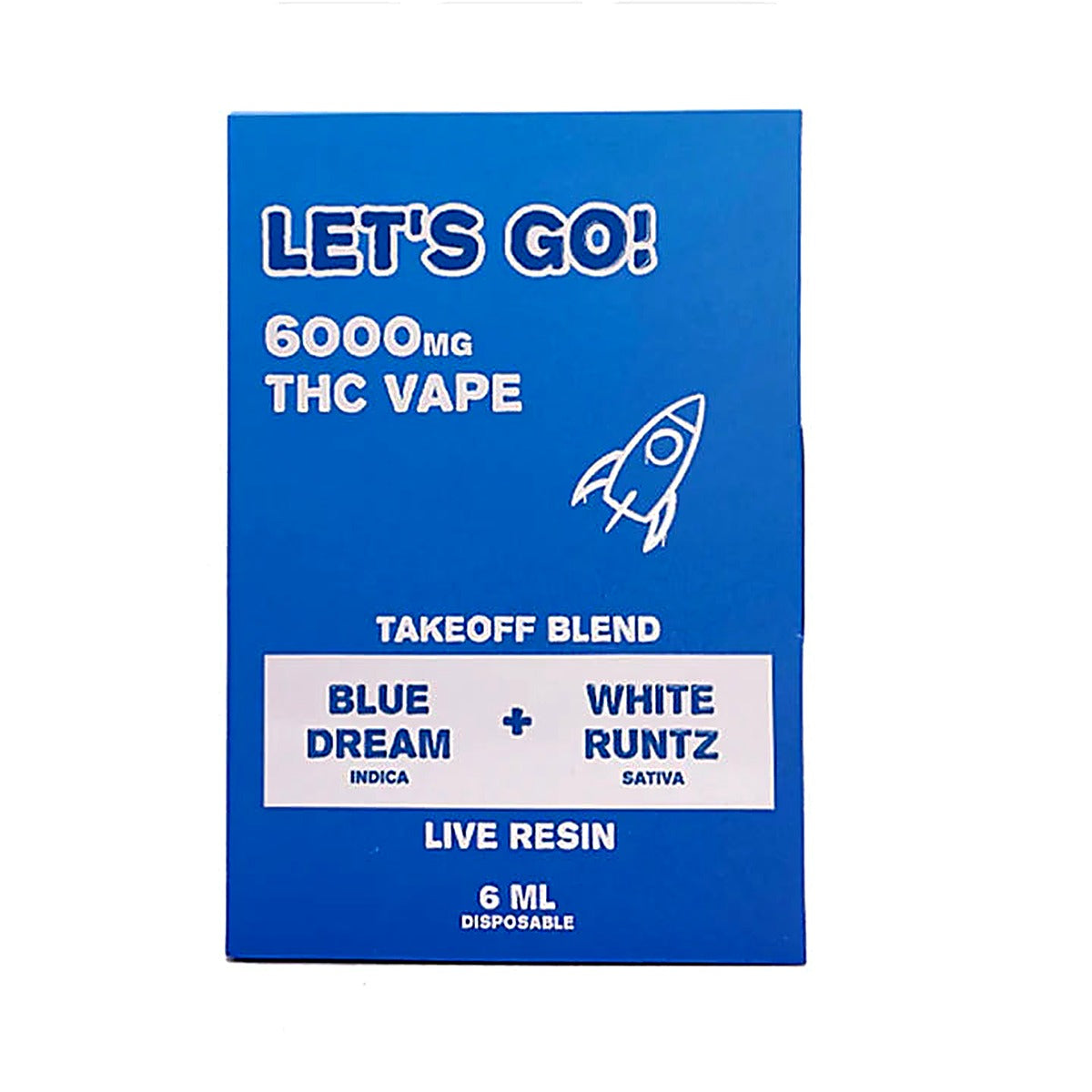 Not Your Bakery Let's Go 6000Mg THC Vape Takeoff Blend - Main Image