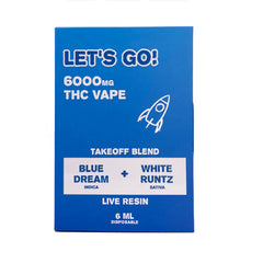 Not Your Bakery Let's Go 6000Mg THC Vape Takeoff Blend