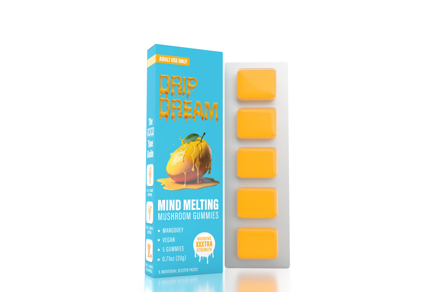 Zour Dream Mushroom Gummies by DRIP XXXTRA Strength 5pc