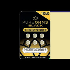 Pure OHMS Black 180MG 30MG Per Tablet