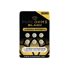 Pure OHMS Black 180MG 30MG Per Tablet