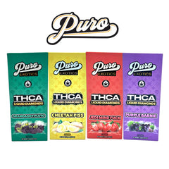 Puro Exotics 2G THCA Liquid Diamonds Disposable Vape THCA