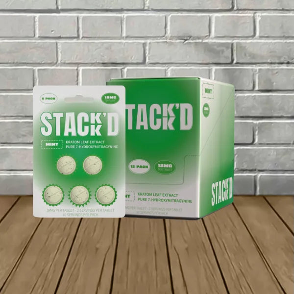 STACK’D Pure 7-Hydroxymitragynine Tablets 5ct