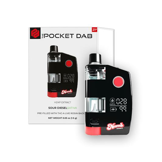 The Pocket Dab Pre-filled THC-A Live Rosin Badder Pen