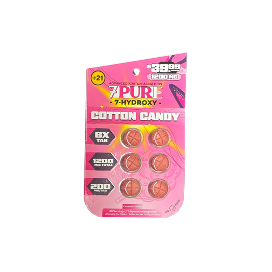 7PURE 7-Hydroxymitragynine 1200Mg (6x 200Mg Tablets)