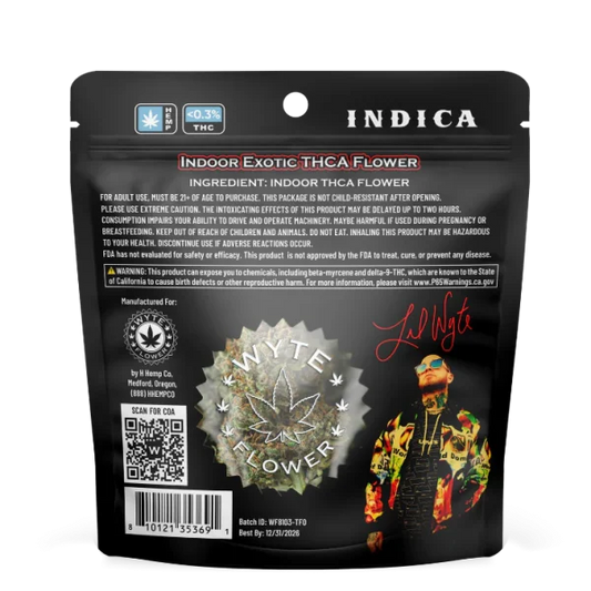 Wyte Flower 3.5g Indoor Exotic Flower- Oreoz(Indica)