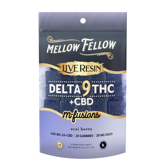 Mellow FellowDelta 9 Live Resin Edibles 20x20MG (400MG Total)