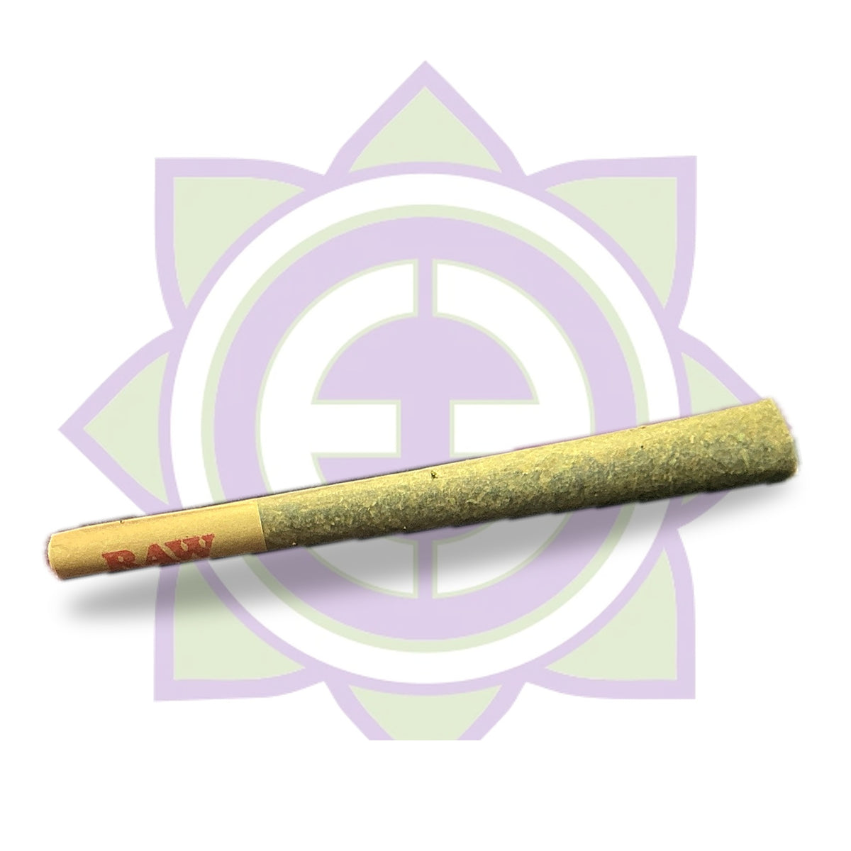 Exotics House Pre-Roll 1.5 g herbal blend pre-roll in a RAW cone, Exotics emblem