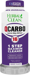 Herbal Clean QCarbo Same Day Detox 16 1 Step Maximum Cleanse