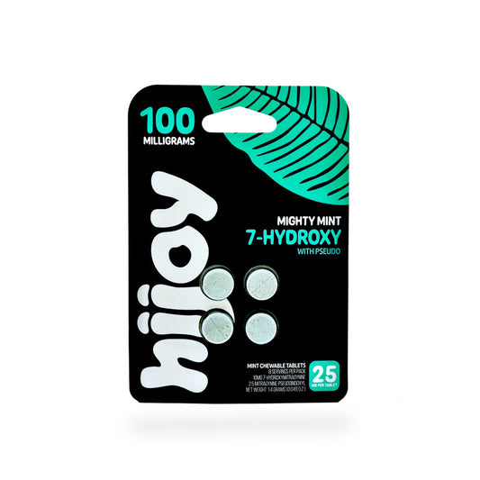 Hijoy 7- Hydroxy with Pseudo Tablets Mighty Mint 100mg