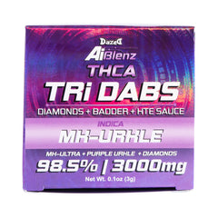 Dazed AiBlenz THCA TRi Dabs(Diamonds+Badder+HTE Sauce) 98.5% 3000mg
