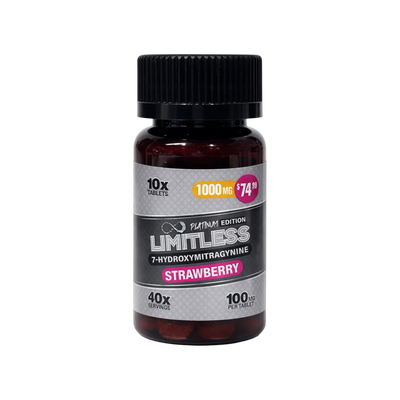 Limitless Platinum Edition 7-Hydroxymitragynine 1000mg (10x Tablets) - Main Image