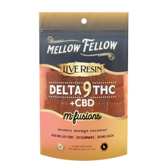 Mellow Fellow Delta 9 Live Resin Edibles 400 Mg