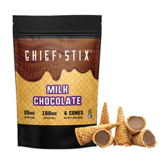 Chief Stix Delta 9 THC 25MG per Cone(4 Cones)