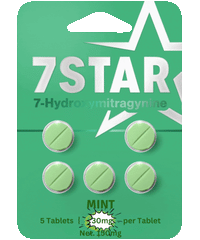 7Star 7-Hydroxymitragynine Extract Tablets 5ct - packaging