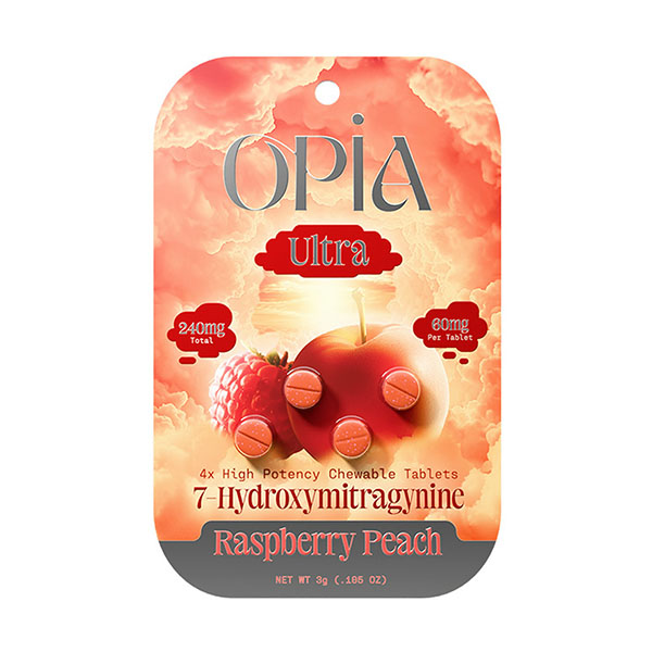 Opia Ultra 7-Hydroxymitragynine Tablets 240mg(60 mg Per Tablet)