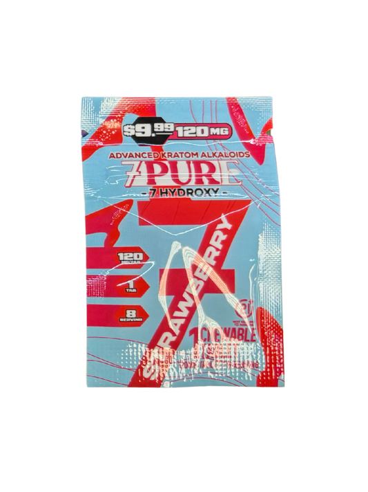 7PURE 7-Hydroxymitragynine 120Mg Tablet - close up detail