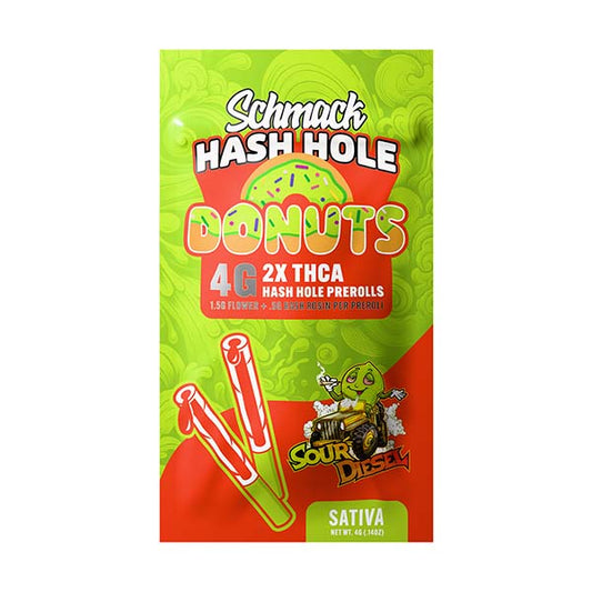 Schmack Hash Hole Donuts 2 Prerolls (2g each)