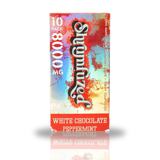 Shrumfuzed 10 Pack 8000 MG - White Chocolate Peppermint
