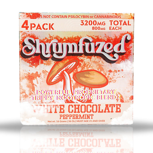 Shrumfuzed 4 Pack 3200 MG - White Chocolate Peppermint