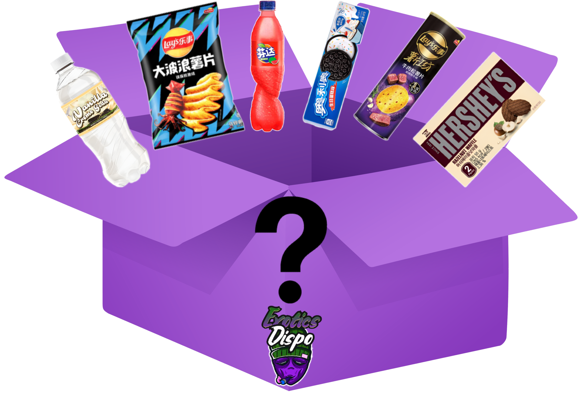 Exotic Snack Mystery Box(Items valued at $34.99-$59.99)
