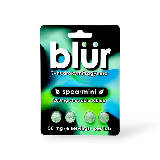 Blur 7-Hydroxymitragynine 200mg Chewable Tablets(50mg per tab)