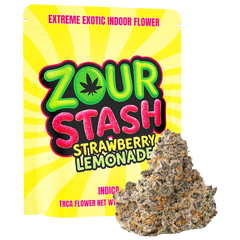 Zour Stash Strawberry Lemonade(Indica)Extreme Exotic Indoor Flower 3.5g