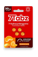 7Tabz 7-Hydroxymitragynine Kratom Extract Tablets 30Mg Per Tablet Ultra Potent - label and ingredients