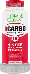 Herbal Clean QCarbo Same Day Detox 16 1 Step Maximum Cleanse