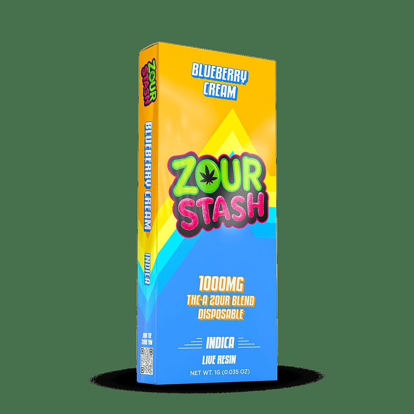 Zour Stash THC-A Live Resin 1.0G Disposable - View 9