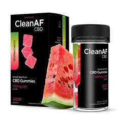 CleanAF CBD Gummies 50mg CBD per Gummy 20 Count