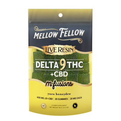 Mellow FellowDelta 9 Live Resin Edibles 20x20MG (400MG Total)